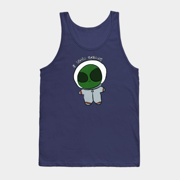 Silly Alien - A little spacey Tank Top by SaganPie